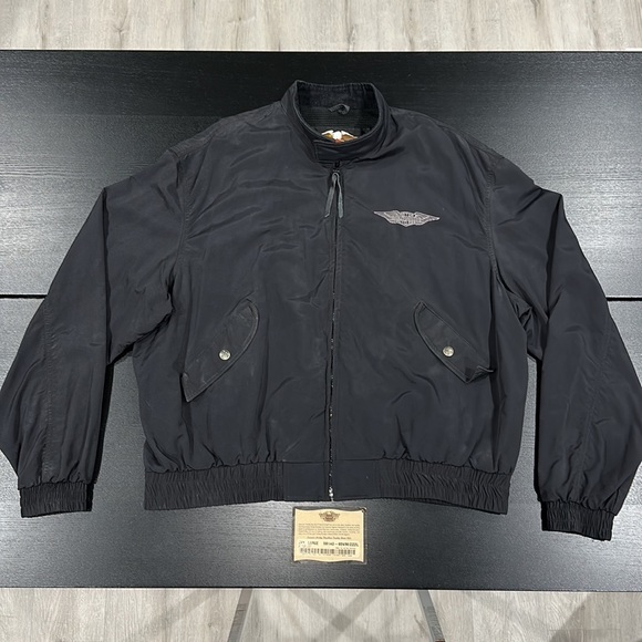 Harley-Davidson Other - Harley-Davidson Vintage Zip Nylon Windbreaker Jacket - 3XL